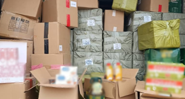 The agency further said that additional items, such as assorted perfumes, body oils, and cooking oils, were also found and placed on hold for further regulatory assessment.
