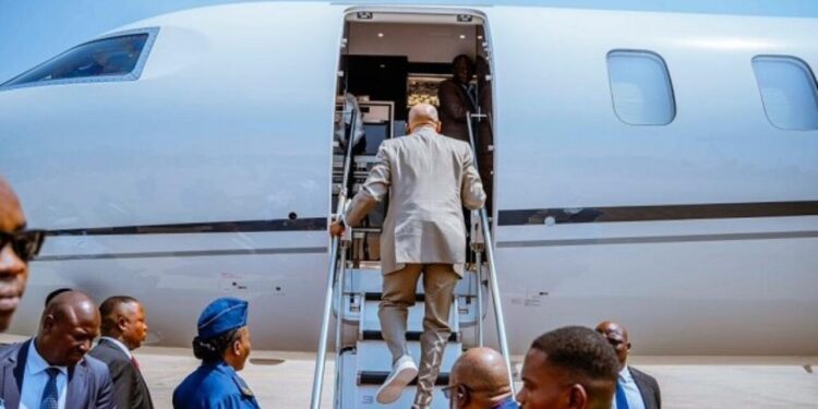 Kashim Shettima departs Abuja for AU summit in Ethiopia