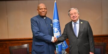 Guterres Urges Nigeria to Lead Africa’s Push for Reformed Global Order at AU Summit VP Shettima and Guterres