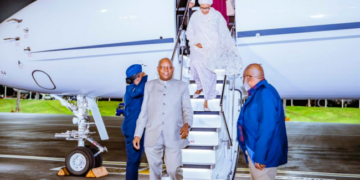 Shettima Arrives Ethiopia