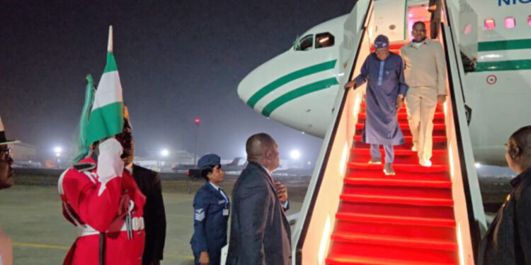 President Tinubu Returns to Nigeria From Türkiye
