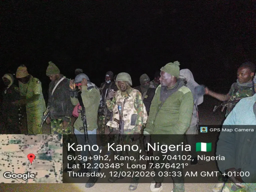 Troops rescue eight abducted wedding guests in Kano State.