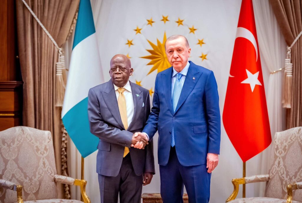 Photo of Tinubu and Erdogan