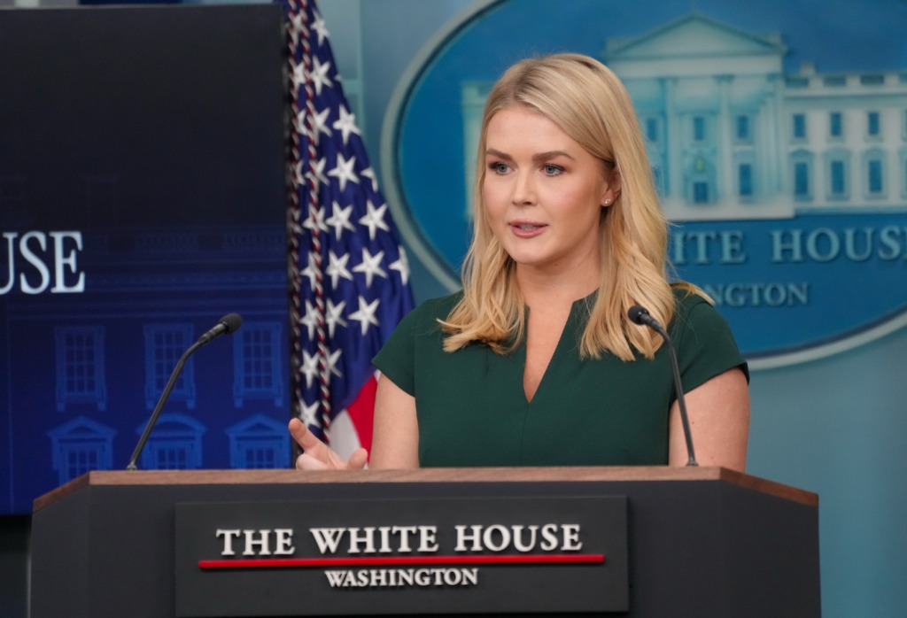 White House Press Secretary Karoline Leavitt
