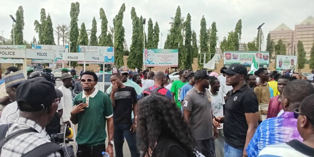 Peter Obi Joins Occupy National Assembly Protest