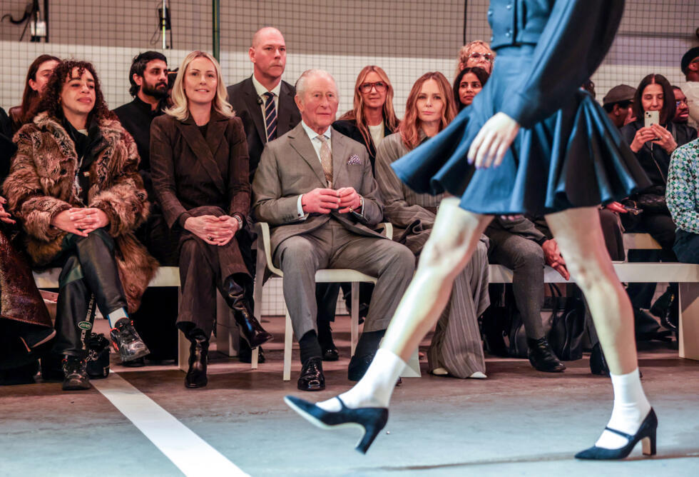 King Charles III at the London Fashion Week