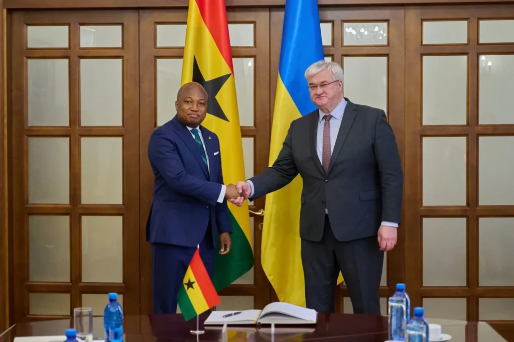 Republic of Ghana’s Minister of Foreign Affairs Samuel Okudzeto Ablakwa visits Ukraine