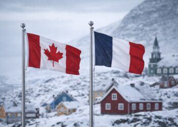 Photo of Canada and France flags