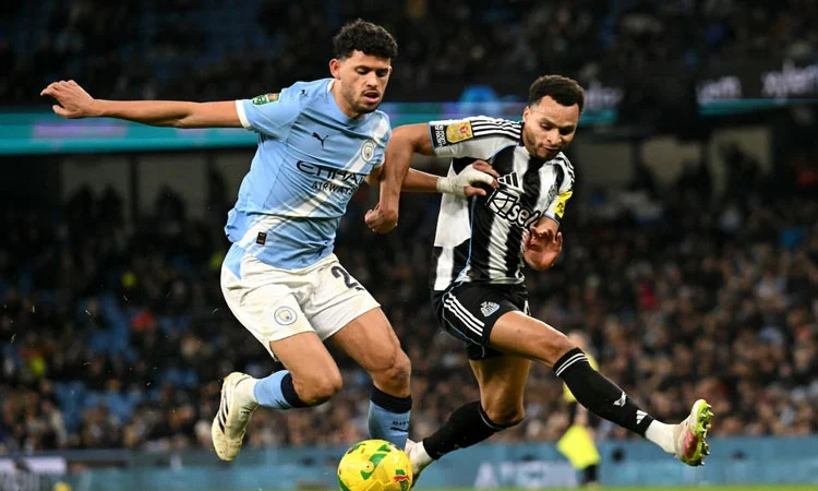 Manchester City vs Newcastle EFL Semi-final game