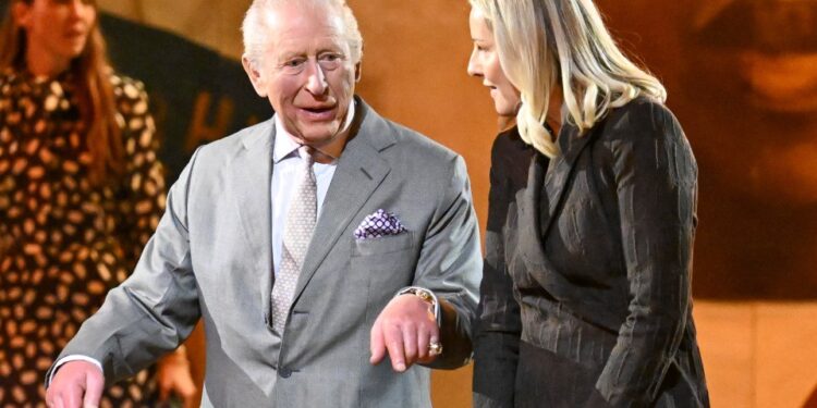 King Charles III at the London Fashion Week
