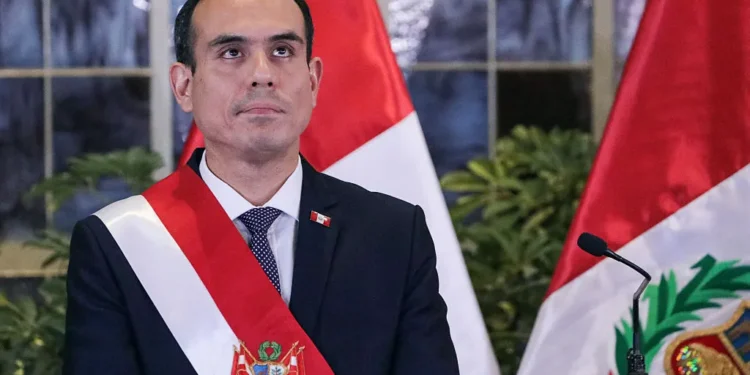 Photo of Peru's interim president Jose Jeri