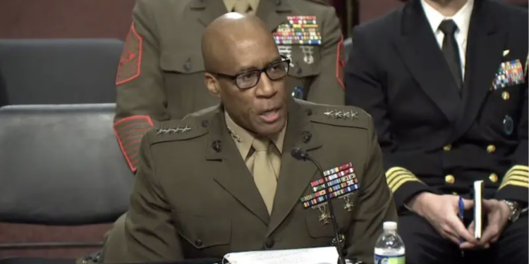 U.S. command for Africa Head, General Dagvin R.M. Anderson.