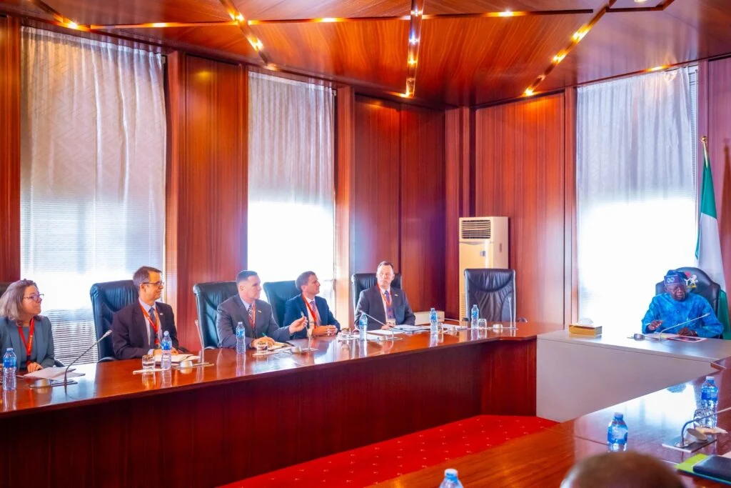 Tinubu welcomes US military delegation at Aso Rock