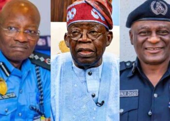 Photo of Egbetokun, Tinubu and Tunji Disu