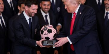 Trump Hosts Lionel Messi and Inter Miami Team