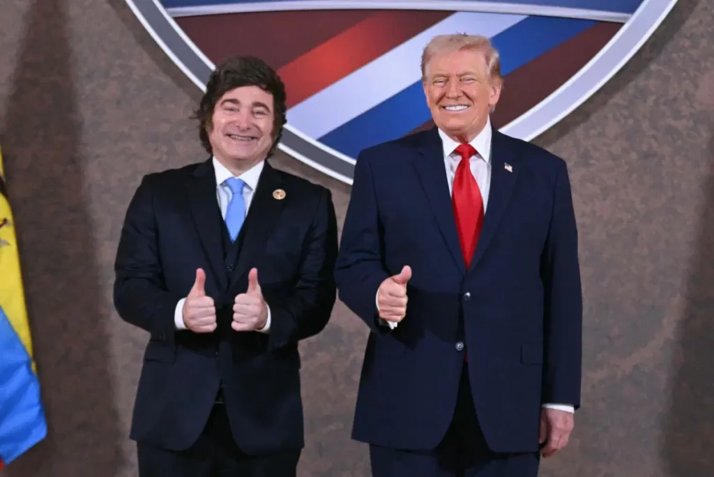 Argentina’s President Javier Milei and President Donald Trump