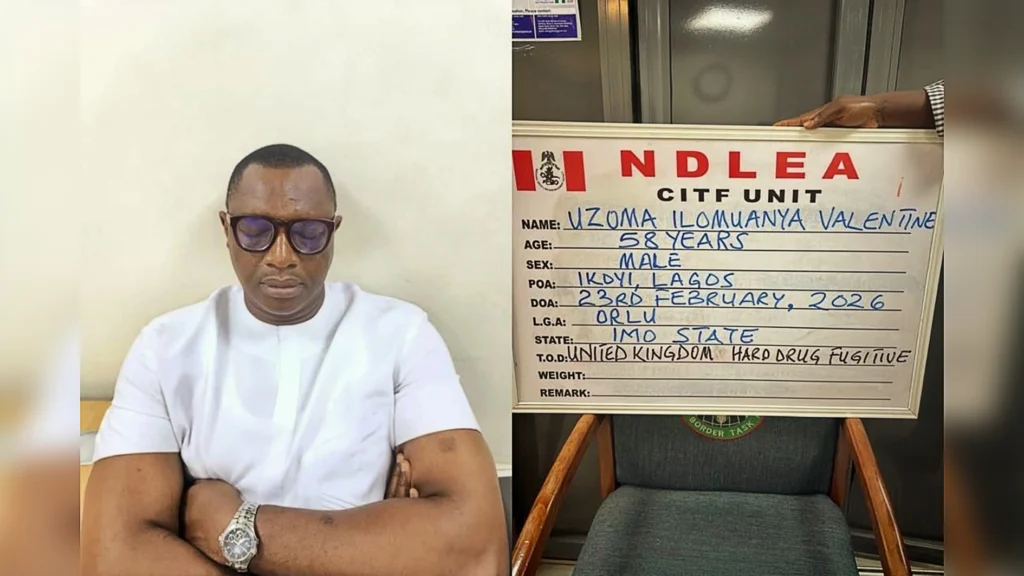Photo of fugitive drug lord, Uzoma Valentine Ilomuanya.