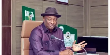 FG Suspends Helicopter Landing Fees for Oil Operators Photo of Festus Keyamo speaking