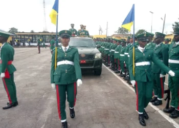 Pulling Out Ceremony for 18 Generals of the Nigerian Army Corps of Supply and Transport (NACST) in Benin on Thursday.