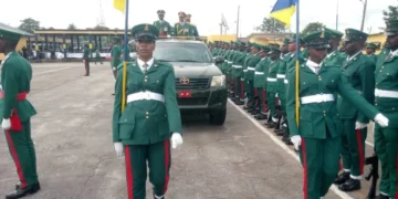 Nigerian Army Retires 18 Senior Officers Pulling Out Ceremony for 18 Generals of the Nigerian Army Corps of Supply and Transport (NACST) in Benin on Thursday.