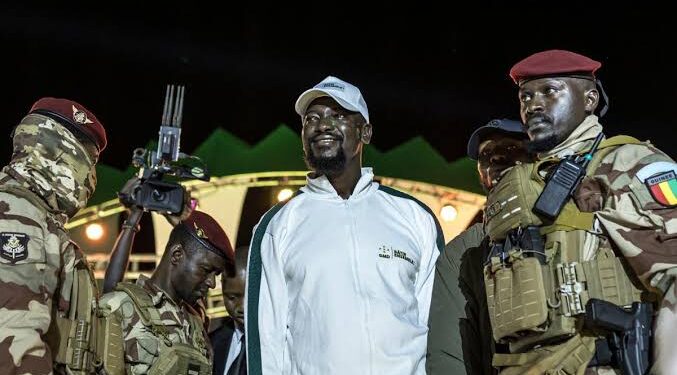 Guinea President and presidential candidate Mamady Doumbouya