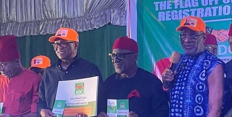 Photo of Peter Obi and Victor Umeh