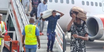 708 Stranded Nigerians Repatriated from Niger Stranded Nigerians Repatriated