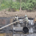Navy destroys illegal crude oil storage site