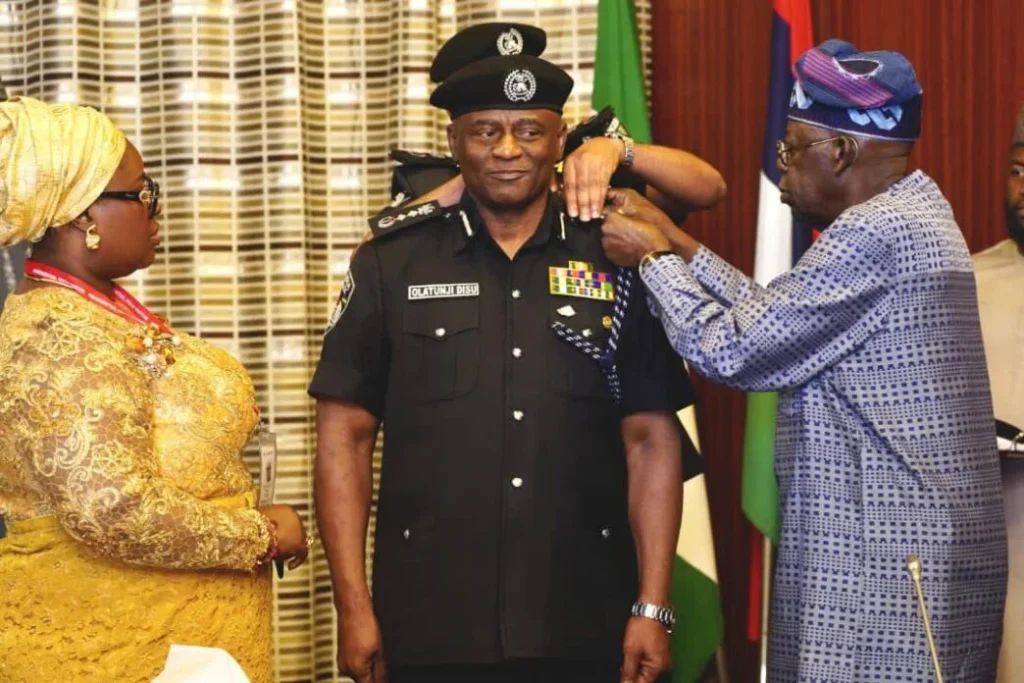 President Bola Tinubu appointed Disu as the acting IGP