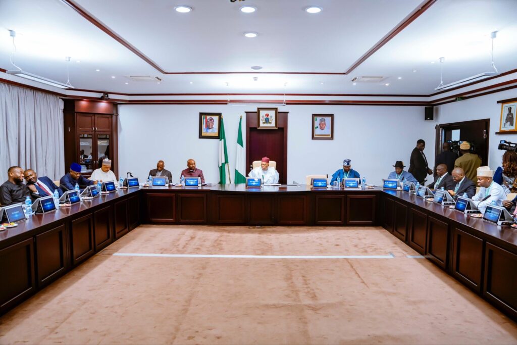 VP Shettima representing President Tinubu at the meeting of the National Space Council