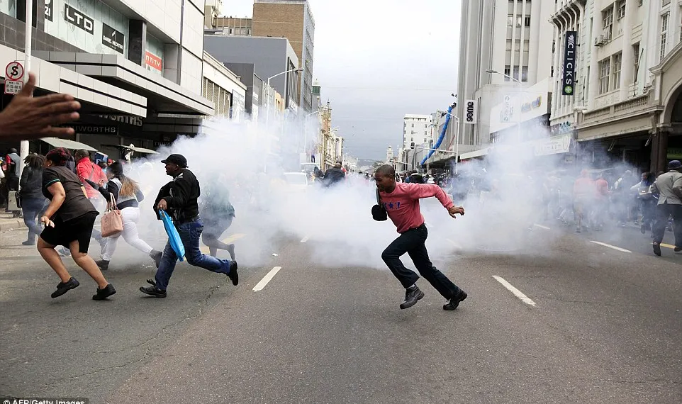 National campaign protest in Durban