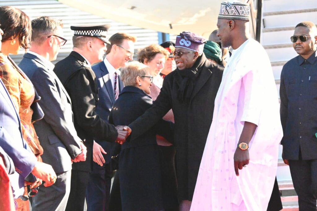 UK delegates welcoming President Tinubu