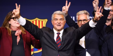 Laporta reelected Barca president