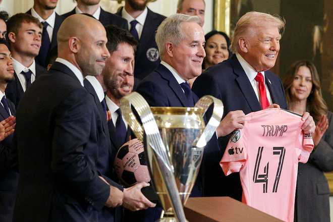 Trump Hosts Lionel Messi and Inter Miami Team