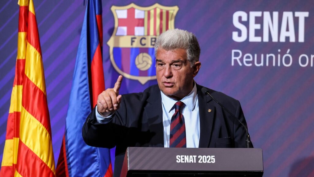 Laporta Re-Elected Barcelona President Laporta reelected Barca president