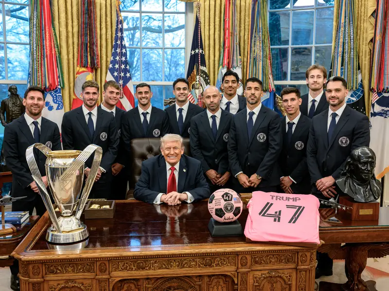 Trump Hosts Lionel Messi and Inter Miami Team