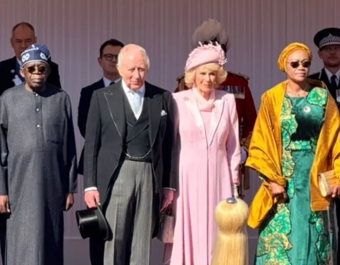 Nigerian president Tinubu and first lady welcomed by King Charles