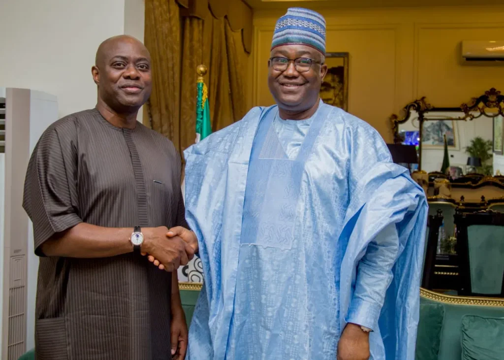 Gbenga Hashim visits Makinde