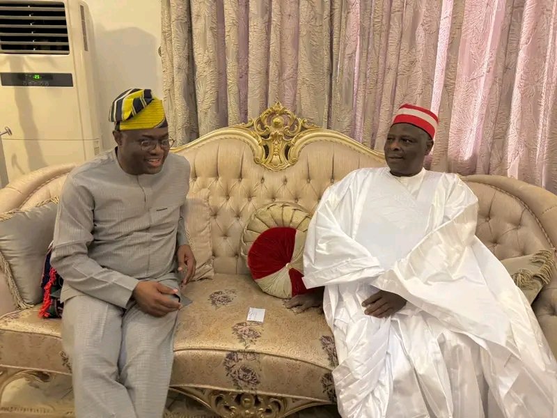 Photo of Makinde and Kwankwaso