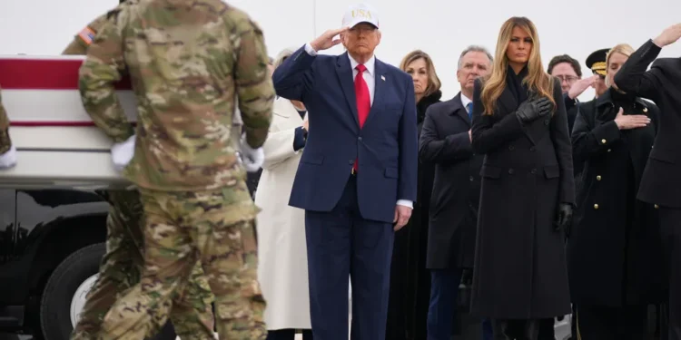 Donald Trump Honors Fallen US Soldiers