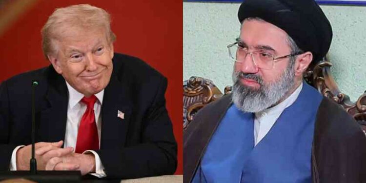 Donald Trump and Mojtaba Khamenei
