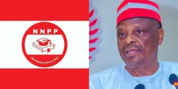 NNPP Hits Back at US Congress Over Kwankwaso Terrorism Claims NNPP Logo and Rabiu Kwankwaso