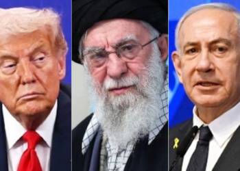 US President Donald Trump, Israeli Prime Minister Benjamin Netanyahu, and Iran’s Supreme Leader Ayatollah Ali Khamenei