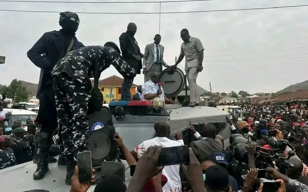 Why I Addressed Jos Crowd from Armoured Vehicle — Gov Mutfwang Mutfwang Armoured Vehicle