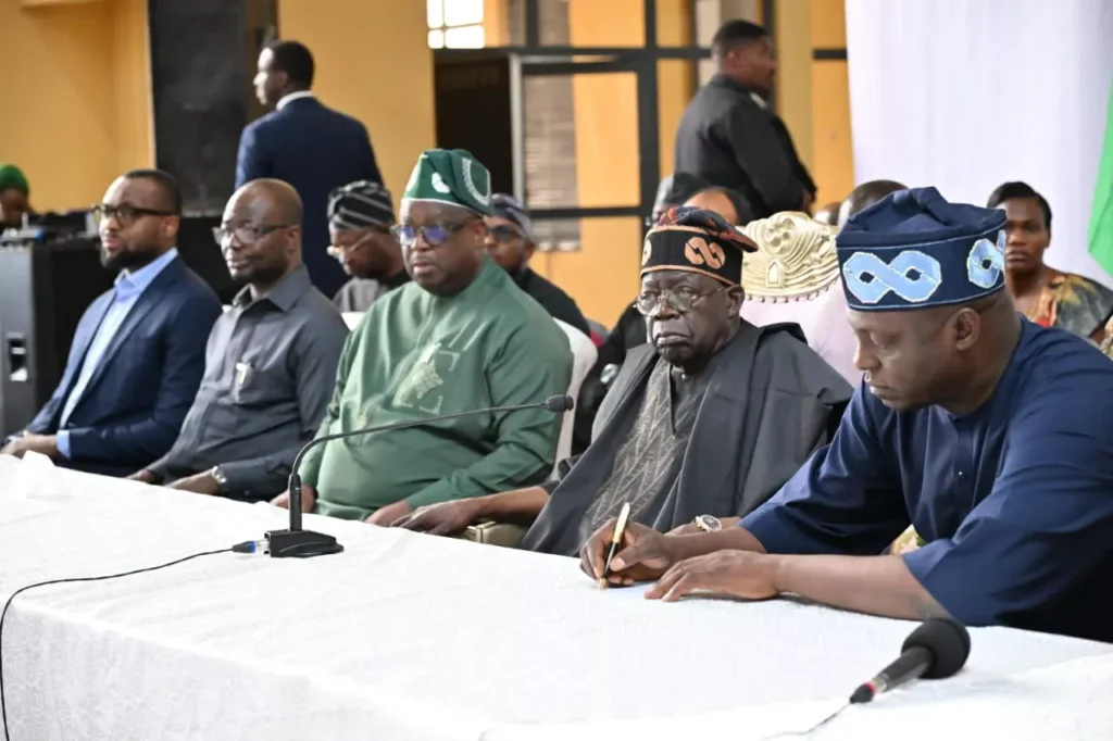 Photo of Tinubu in Jos