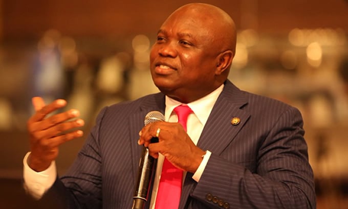 Akinwunmi Ambode Speaking at an event