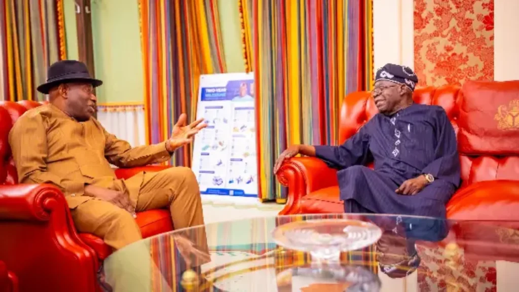 Jonathan Visits Tinubu
