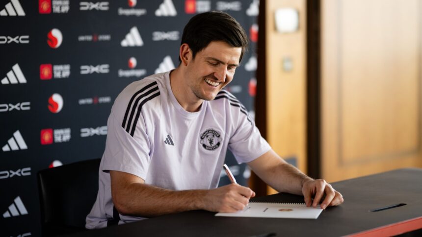 Maguire Signs New Man United Deal Photo of Harry Maguire