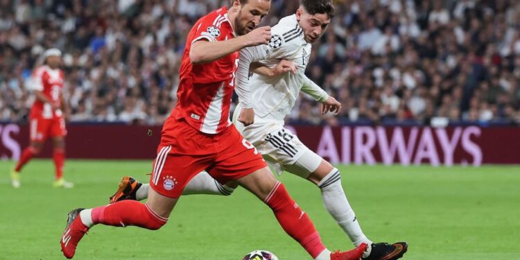 Bayern Edge Real Madrid 2-1 in Champions League Clash Bayern and Real Madrid players