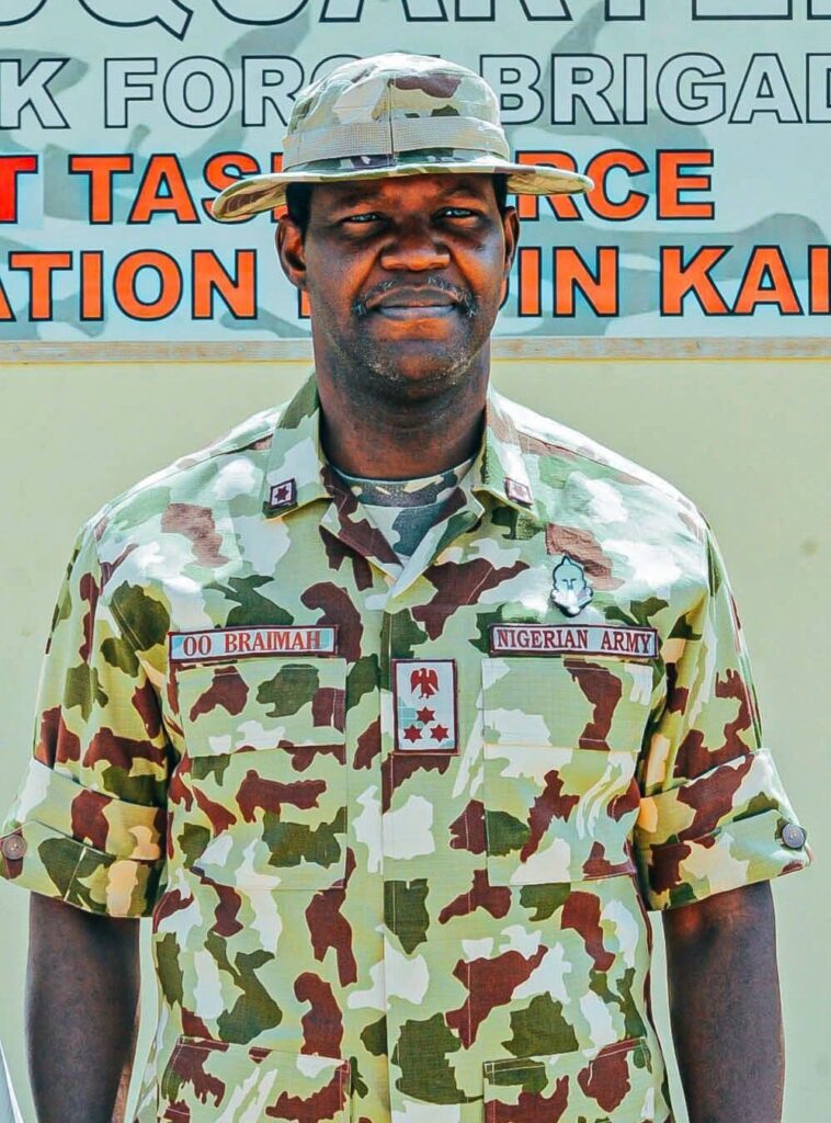 Brigadier General Killed in Borno Attack Brigadier General O.O. Braimah